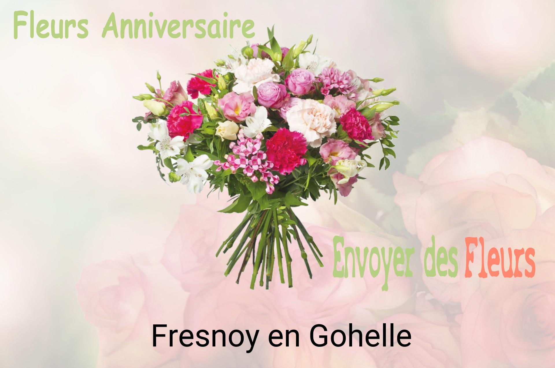 Bouquet de fleurs d’anniversaire livré à Fresnoy-en-Gohelle