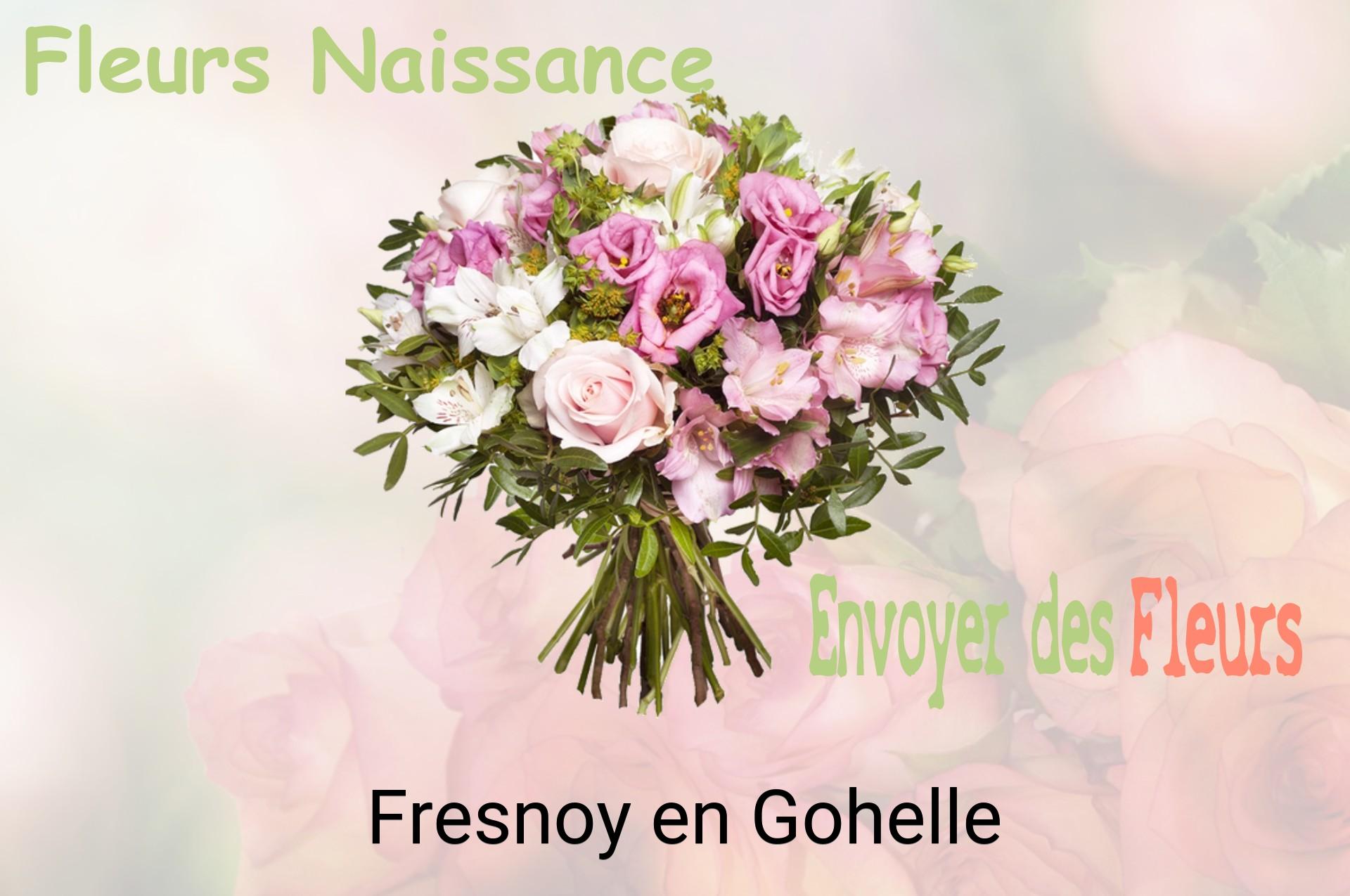 Bouquet de fleurs de naissance livré à Fresnoy-en-Gohelle